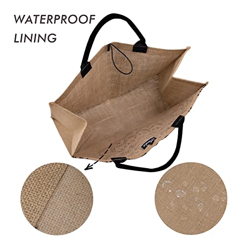 Hibala Woven Large Beach Bag Straw Beach Tote Handmade Weaving Shoulder Tassel Bag Handbag