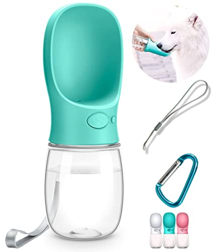 DEYACE Dog Water Bottle, Leak Proof Portable Pet Water Bottles for Dogs, Puppy Water Dispenser with Drinking Feeder for Tr...