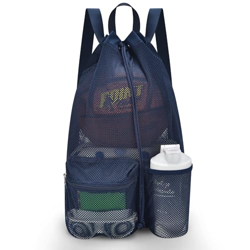 Mildbeer Large Drawstring Backpack for Men Women Athletic Gym Sports Workout Beach Swimming Commuting Travel