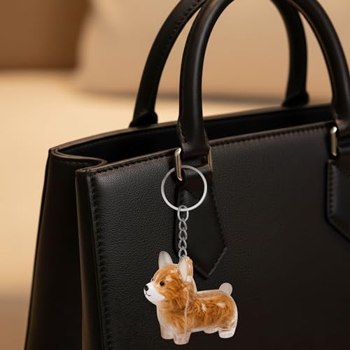 KH866 4PCS Dog Hair Collector Keychain, Fur Keepsake Bottle Charm Dog Shape Pet Memorial Storage Box, Collection Capsule A...