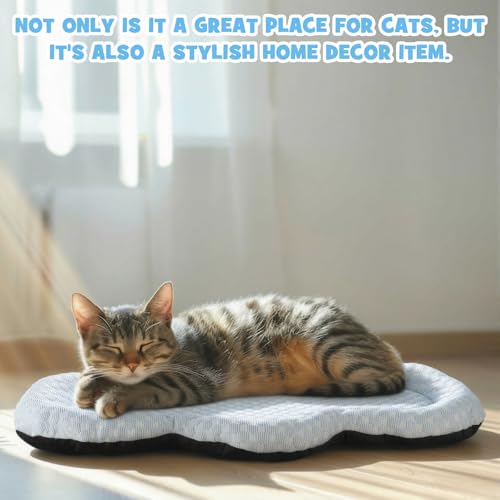 Shinylin Cooling Mat Summer Cool Pet Cat Sleeping Pad Thicken Puppy Sleeping Blanket Cloud Washable Breathable Non-Slip Pu...