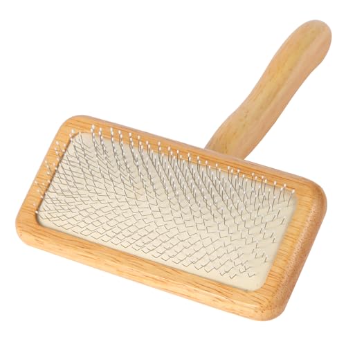 Dog Slicker Brush for Shedding & Grooming - Professional Dog Brush and Cat Brush with Coated Tips & Air-Cushion Design, De...