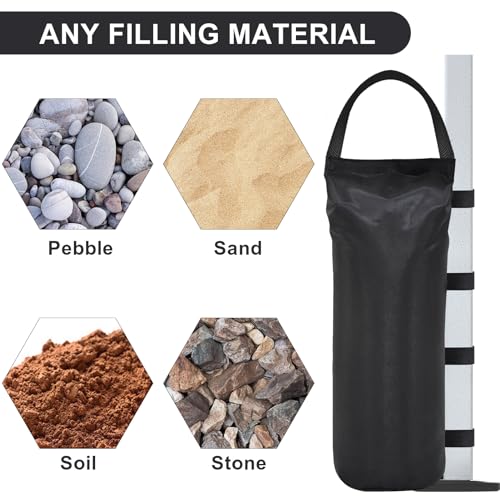 Eurmax USA 145 LBS Weight Capacity Pop up Gazebos Weights Sand Bags for Pop up Canopy Tent Pergola Outdoor Instant Canopie...