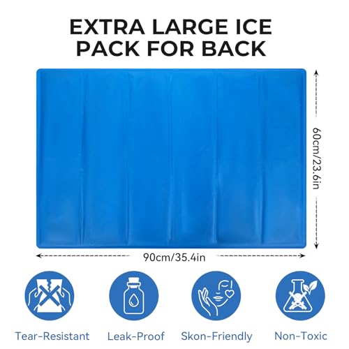 6090 Gel Cooling Mat, Physical Cooling Pad, Universal for Office, Home & Car, Comfortable & Breathable, No Stuffiness for ...