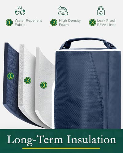 Golf Cooler Bag with Ice Packs - Golf Gifts for Men Fits in Golf Bags Golf Accessories Fathers Day Dad Gifts from Daughter...