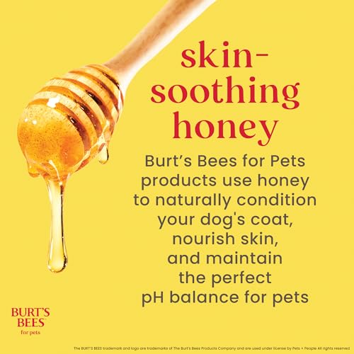 Burt’s Bees for Pets Oatmeal Dog Shampoo with Honey, Soothing Dog Shampoo for Itchy and Sensitive Skin, pH Balanced Formul...