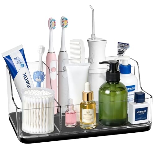 Black Cosmetic Storage Box Dressing Table & Bathroom Counter Storage Lipstick & Brush Beauty Organizer Dressing Table Skin...