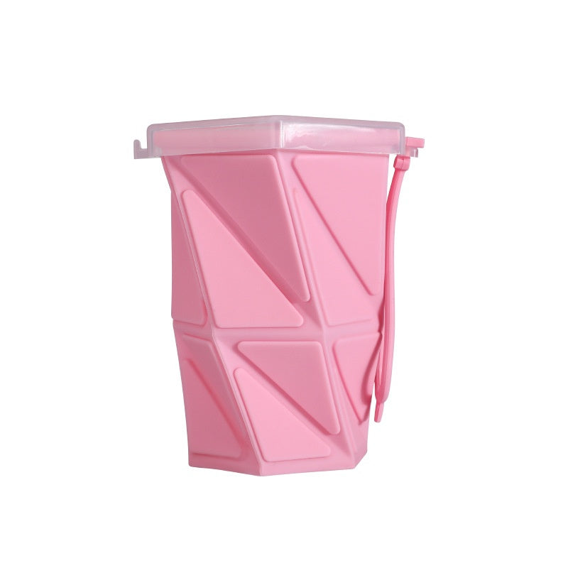 Silicone Folding Water Cup Extendable Portable For Outdoor Sports And Travel