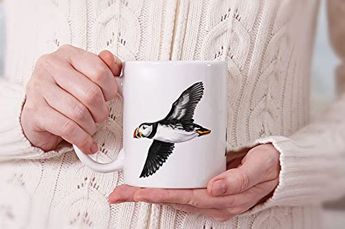 MUGBREW Atlantic Puffin Birds Ceramic Coffee Gift Mug Tea Cup, 11 OZ