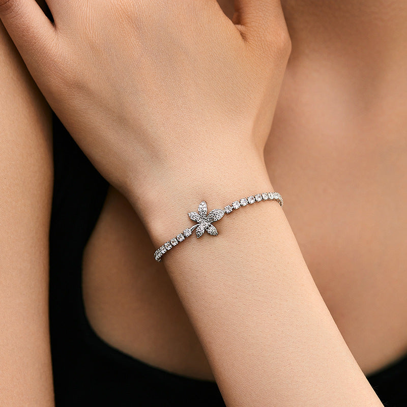 European And American Simple Style Women's Jewelry Exquisite White K Color
