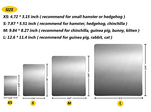 Comtim Rabbits Cooling Mat, Self Cooling Mat Pad for Hamster Guinea Pig Chinchilla Bunny Kitten Cat and Other Small Animal...