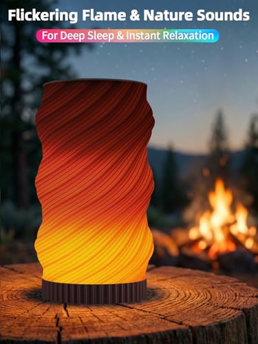 Touch Bedside Lamp with Sound Machine for Adults, Dimmable Night Light for Bedroom, 3-in-1 Bluetooth Speaker & White Noise...