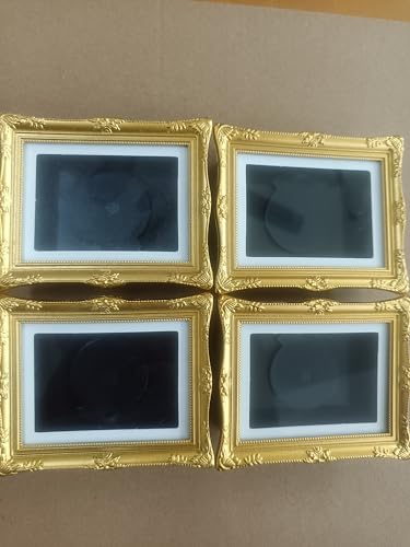 Fridge Refrigerator Magnets Picture Frames, Vintage Style Open the Back Cover and Directly Insert For Photos, Paintings, D...
