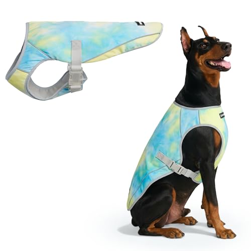 Spark Paws Dog Cooling Vest - SPF 50 UV Sun Protection - Summer Heat Relief Gear for Dogs, Lightweight, Evaporative Coolin...