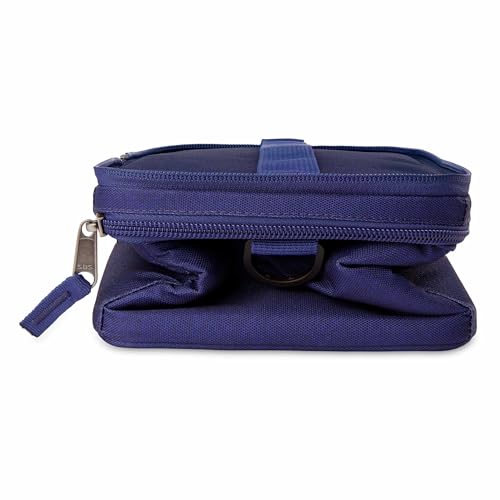 PackIt MOD 3-IN-1 Lunch Box, True Blue, Triple Function System, Insulated and Freezable with EcoFreeze Technology, Removab...