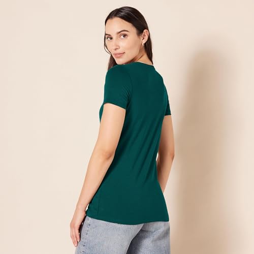 Amazon Essentials Women's Regular-Fit Short-Sleeve T-Shirt (Crewneck and V-Neck Options), Multipacks