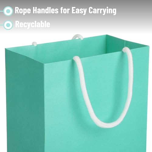 Mr. Pen- Paper Gift Bags with Handles, Assorted Sizes, 8 Pack, Paper Bags with Handles, Ideal for Gifts, Weddings, Baby Sh...
