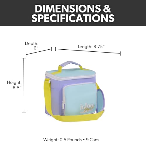 Igloo Retro Square Lunch Bag Cooler