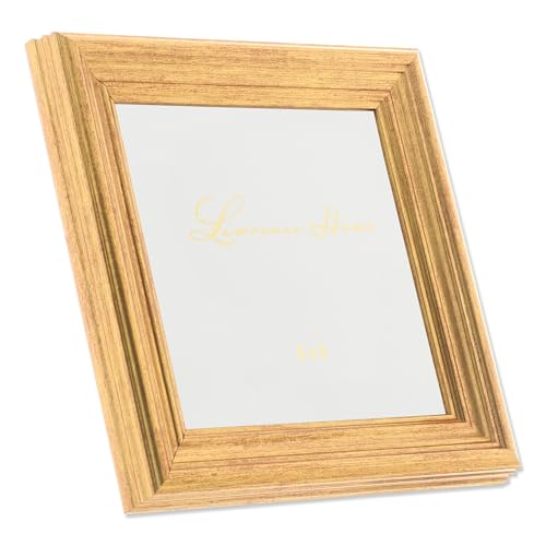Lawrence Frames 5"L x 5"W Sutter Burnished Gold Picture Frame