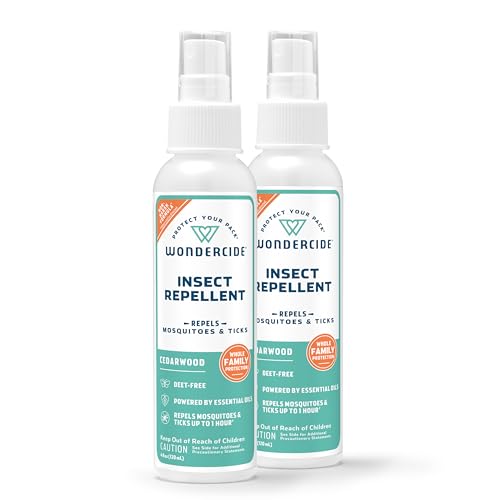 Wondercide - Mosquito, Tick, and Insect Repellent with Natural Essential Oils - DEET-Free Bug Spray and Killer - Safe for ...