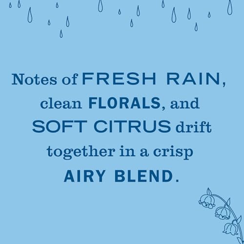 MRS. MEYER'S CLEAN DAY Premium Scented Oil Diffuser Kit, Rain Water, 1 warmer and .67 fl oz refill