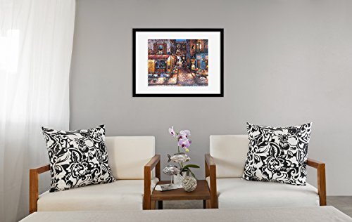 MCS 20x27 Puzzle Frame for Finished Puzzles, Black Vertical & Horizontal Wall-Mounted Large Picture Display for Preservati...
