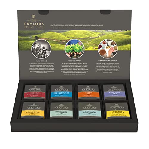 Taylors of Harrogate Assorted Specialty Teas Sampler, Variety Pack Gift Box, Individually Wrapped Bags, 48 Count (Pack of ...