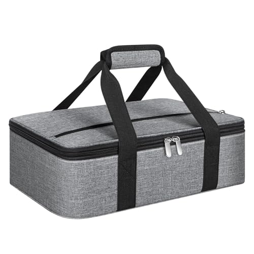 MIAOJIE Insulated Casserole Carrier, Portable Casserole Carrier for Hot or Cold Food Lunch Tote Warmer or Cooler Bag, Lasa...