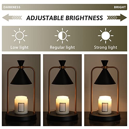 Qoyntuer Candle Warmer Lamp with Timer Dimmer, Birthday Gifts for Women Mom, House Warming Gifts New Home Room Decor, Plu...