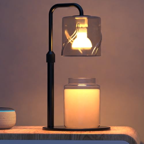 HLTGC Candle Warmer Lamp with Timer Dimmer, with 2 Bulbs,Adjustable Height,Mothers Day Gifts for Mom,Birthday Gifts for Wo...