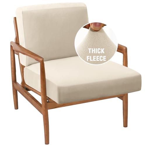 H.VERSAILTEX Chair Slip Covers with Arms 2 Piece Sofa Covers Super Stretch Cushion Covers for Modern Living Room Chair Sof...