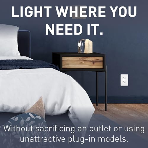 Legrand radiant Adjustable LED Night Light Outlet, Nightlight Electrical Outlets, Tamper Resistant, Safe for Kids, White, ...