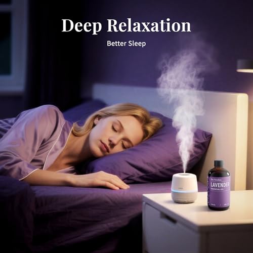 SU JUABA Lavender Essential Oil 4 Fl Oz, 100% Pure Natural Aromatherapy Oil for Diffuser, Skin Care, Relaxation, Sleep, Wo...