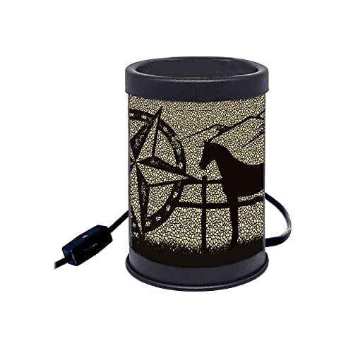 Rivers Edge Products Electric Candle Warmer Lamp - Night Light Fragrance Warmer for Scented Melts - Gift-Ready Rustic Home...