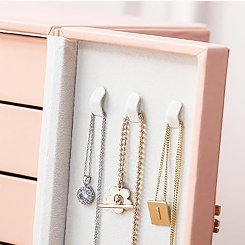 AOSIFIEL Cute Jewelry Box for Women teen Girls Jewelry Organizer Large Jewelry Organizers and Storage Faux Leather Jewelry...