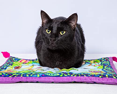 FUZZU Sweet Spot Kitty Carpet with Catnip (Lily Pad)