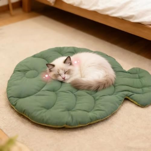 Zabplox Cooling Cat Bed, Breathable Summer Mat for Kittens & Cats, Machine-Washable Cushion Calming Bed for Persian, Siame...