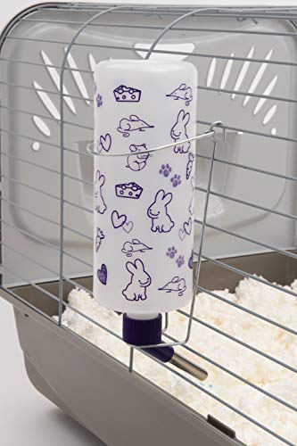 Lixit 32oz Weather Resistant Water Bottles with Heavy Duty Mount for Rabbits and Ferrets (Rabbits)