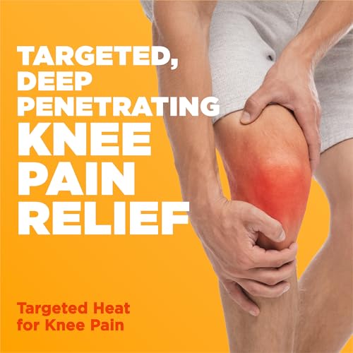 ThermaCare Knee HeatWraps - Targeted Knee Pain Relief with 8-Hour Therapeutic Heat - Flexible, Discreet, Drug-Free Portabl...