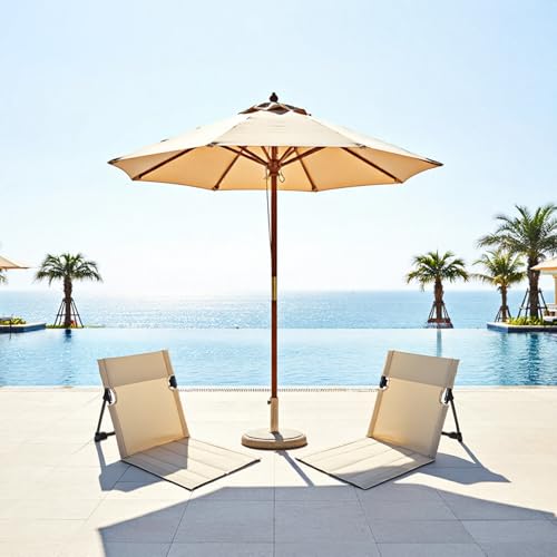 Afcabakila 2 Pcs Foldable Pool Chairs Portable Flip Chairs for Edge of Pool with Bags, Low Beach Chair Foldable with Back ...