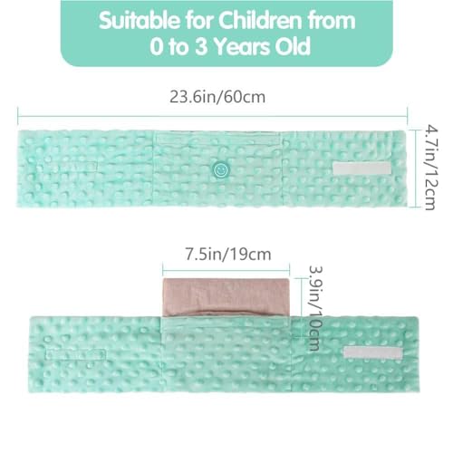 Comfheat Colic and Gas Relief for Newborns and Infants, Flaxseed Heated Tummy Wrap, Baby Swaddling Belt with Soothing Warm...