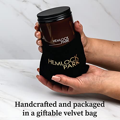 Hemlock Park Blood Orange Sage Apothecary Hand-Poured Scented Candle | Crackling Wood Wick, Botanical Fragrance & Coconut ...