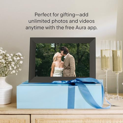 Aura 10" HD Digital Picture Frame | Wirecutter's Best Digital Frame for Gifting | Send Photos Directly to Your Frame from ...