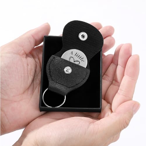 Teniinet Pocket Hug Token Keychain for Men Him, Funny Boyfriend Gifts From Girlfriend, Long-distance Couple Gifts for Husb...