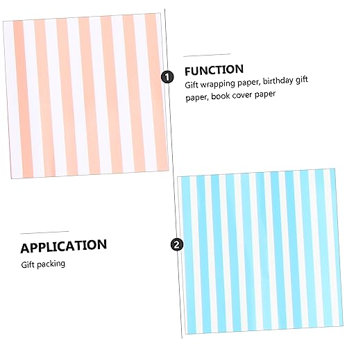 Healvian 6pcs Stylish Wrap Present Packing and Dots and Stripes for Birthdays Weddings and Special Occasions