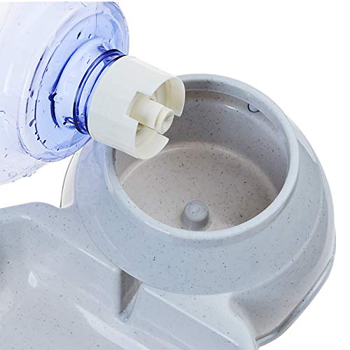 Pet Water Dispenser Station - 1 Gal Replenish Pet Waterer for Dog Cat Animal Automatic Gravity Water Drinking Fountain Bot...