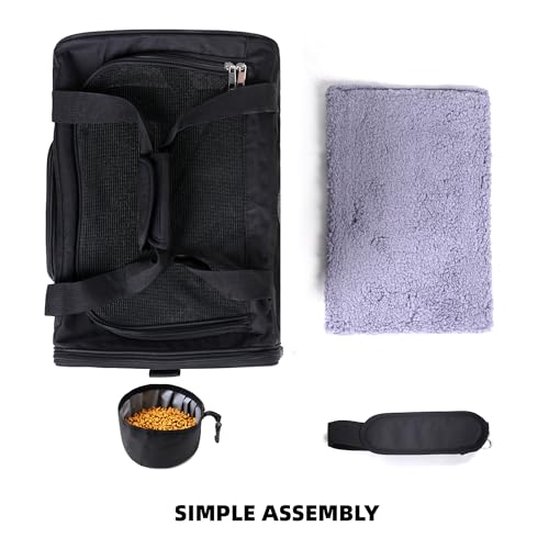 ROYPET Cat Carrier,Portable Pet Carrier Bag for Cats and Small Dogs,Foldable Soft-Sided and Scratch-Proof mesh Cat Bag Pet...