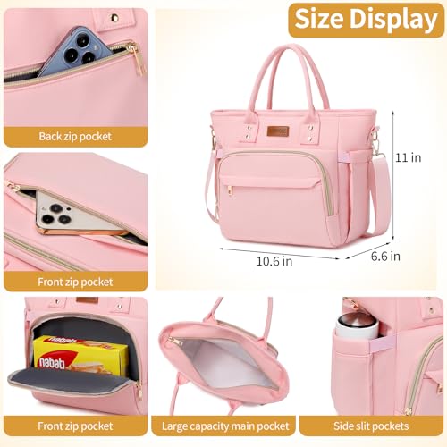 Lunch Bag Lunch Box Women Insulated Cooler Bag for Work, Large Lunchbox for Adult, Leakproof Womens Lunch Tote Bags with S...