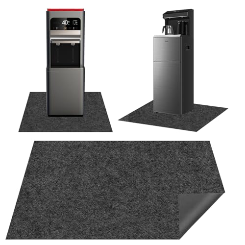 Water Absorbency Water Cooler Mat with Non-Slip Backing, 24 x 36 Inch Leak-Proof Protection Mat for Water Dispensers and R...