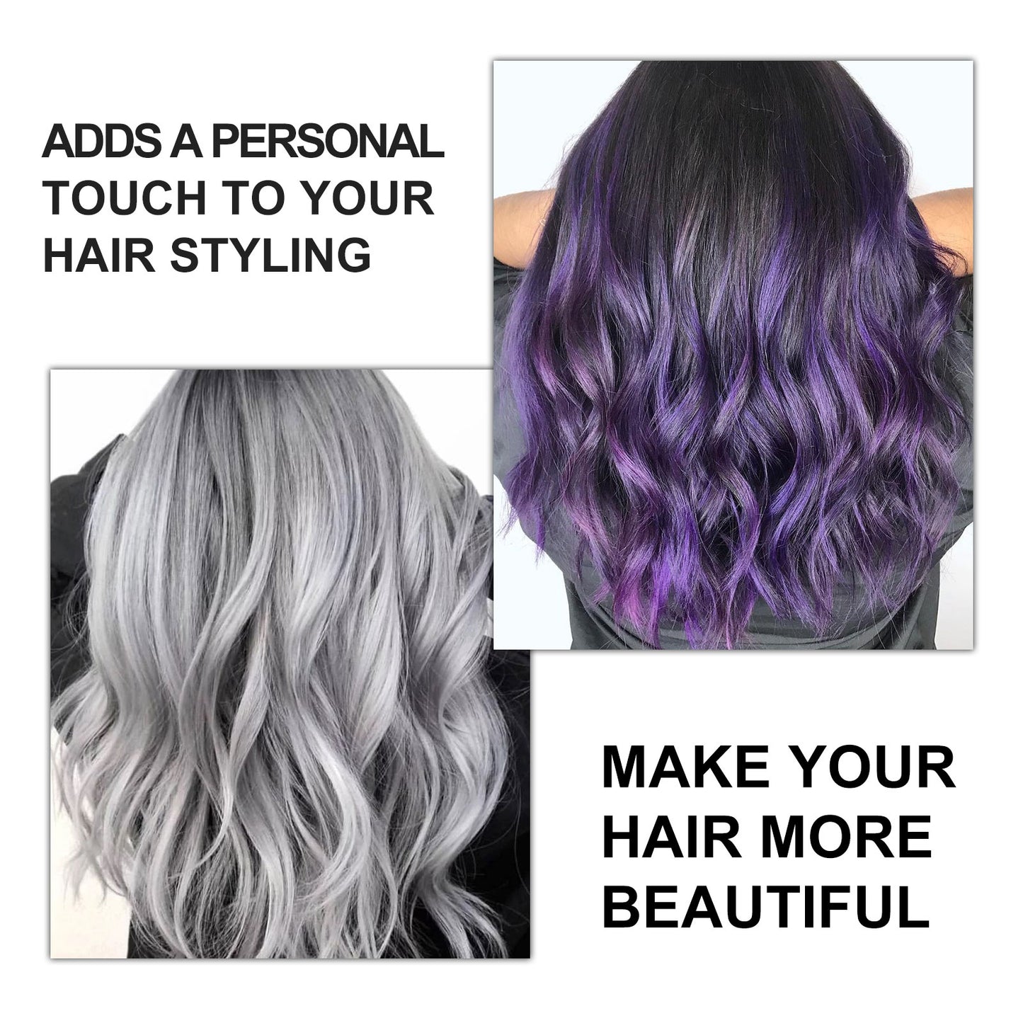 EELHOE Temporary Hair Wax, Natural Color One-Time Easy Color Hair Wax